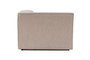 Atelier Del Sofa L1 Sofá 1 Plaza, Tela Lino, Beige Arena, Estructura Haya